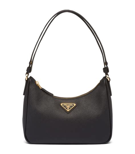 prada irreplaceable black|PRADA Saffiano Lux Re.